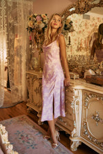 Margot Floral Midi Slip Dress