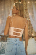 Cyndi 2 Piece Satin Crop Top And Button Down Set