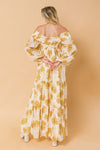 Lindsay Peasant Sleeve Maxi Dress