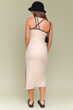 Julie Cross Strap Midi Dress