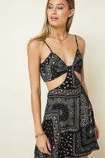 Lisbeth Paisley Print Dress