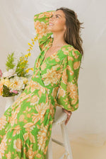 Emory Floral Hi-Lo Maxi Dress