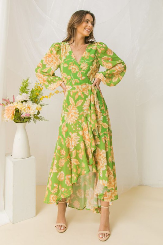 Emory Floral Hi-Lo Maxi Dress Girls Will Be Girls Emory Floral Hi-Lo Maxi Dress Girls Will Be Girls