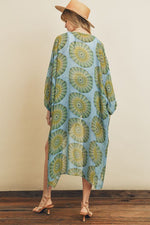 Leonarda Bubble Sleeve Duster Kimono (See Matching Skirt)