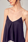 Izzy Pearl Shoulder Top - Black