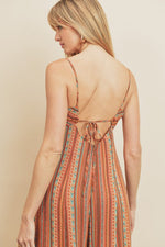 Maxine Striped Wide Leg Jumpsuit