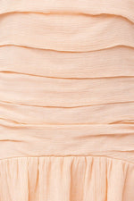Bruna Strapless Ruched Mini Dress