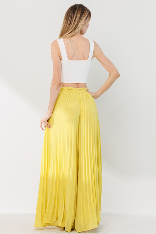 wide leg pleated dress pants Stylist High Waisted Pleated Wide Leg Pant