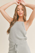 Erika Tie Back Knit Romper