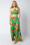 Lordin Tropical Halter Top (See Matching Pants)