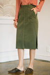Bridgette Denim Midi Skirt