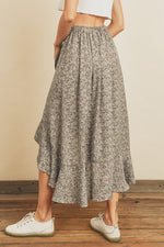 Tess Floral Print Maxi Skirt