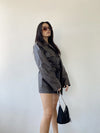 Ximora Faux Leather Belted Jacket