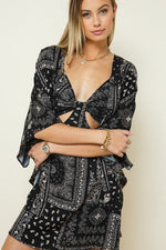 Lisbeth Paisley Print Dress