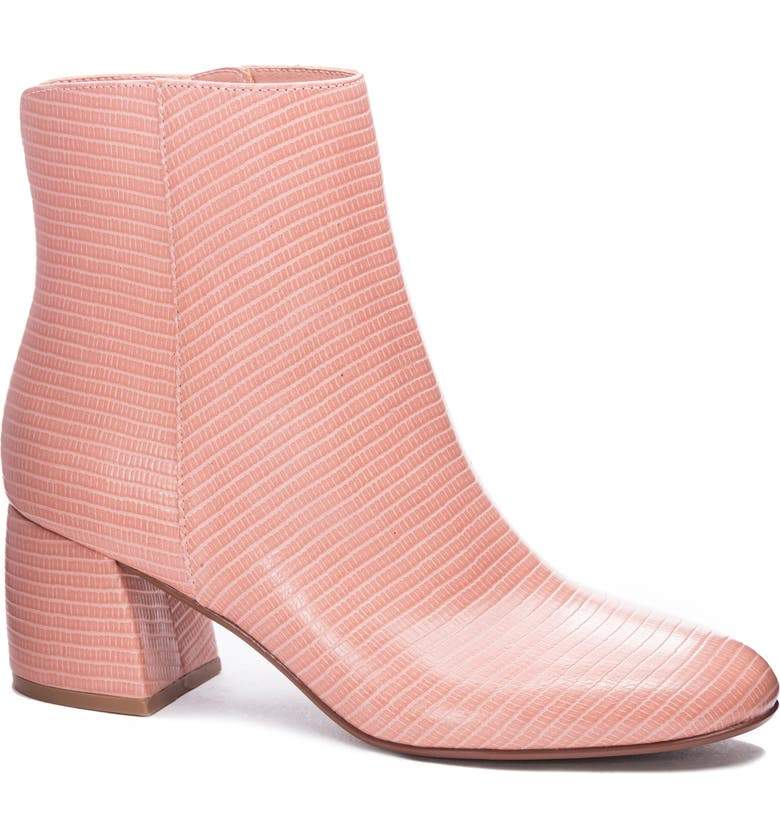 Chinese Laundry Davinna Booties - Pink Reptile