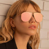 Freyrs Barry Sunglasses - Pink/Gold