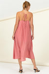 Paolina Sleeveless Midi Dress - Pink