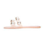 Carlo Pearl Detail Jelly Sandal - Pink