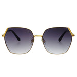 Freyrs Chelsie Sunglasses - Gold/Gray