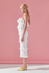Fernanda Ruffle Detail Bodycon Dress