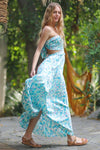 Diviana Strapless Cut Out Maxi Dress