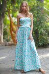 Diviana Strapless Cut Out Maxi Dress