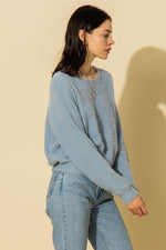 Faby Fuzzy Sweater - Blue