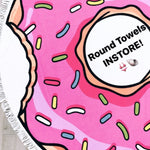 Sprinkle Donut Round Beach Towel