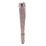 Chinese Laundry Kiara Over The Knee Boot - Gray/Taupe
