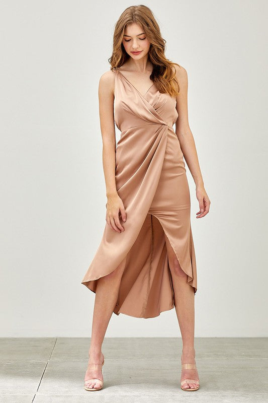 Paula Midi Wrap Dress