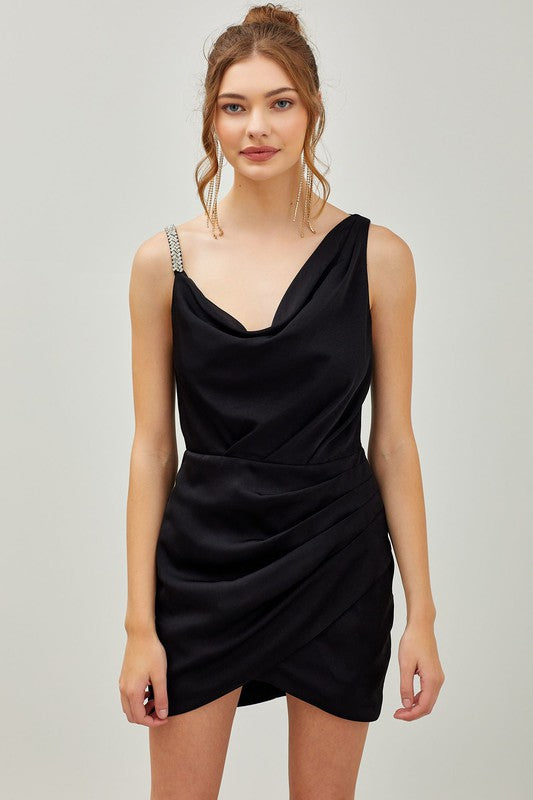 ellery silk dress Reformation Ellery Silk Dress In Moonlight - 50% Off