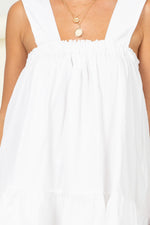 Jamaica Babydoll Mini Dress - White