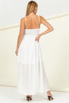 Flyn Tie Front Maxi Dress - Off White