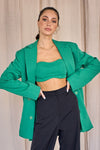 Reagan Blazer And Tube Top Set