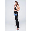 Lya Quilted Mini Bag - Denim