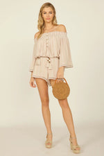 Yailin Off The Shoulder Embroidered Top ( See Matching Bottoms )