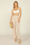 Dancia Smocked Embroidered Wide Leg Pants ( See Matching Top )