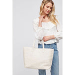 Tracy Woven Tote Shoulder Bag