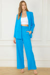 Nelinda Blazer And Dress Pants Set - Blue