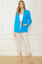 Nelinda Blazer And Dress Pants Set - Blue