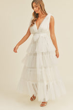 Raina Tulle Maxi Dress - Ivory