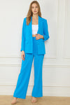 Nelinda Blazer And Dress Pants Set - Blue