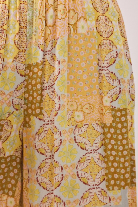 Quincy Open Back Smocked Jumpsuit - Yellow