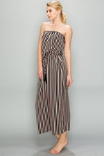 Caylen Striped Cropped Jumpsuit