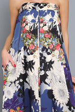Ellison Strapless Jumpsuit - Navy Blue