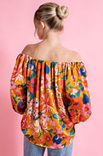 Elyssa Floral Off The Shoulder Top