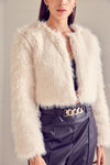 Katrina Faux Fur Crop Jacket