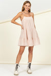 Freya Eyelet Dress - Mauve