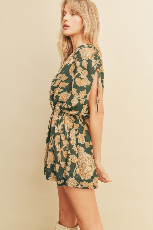 Vilma Floral Print Romper