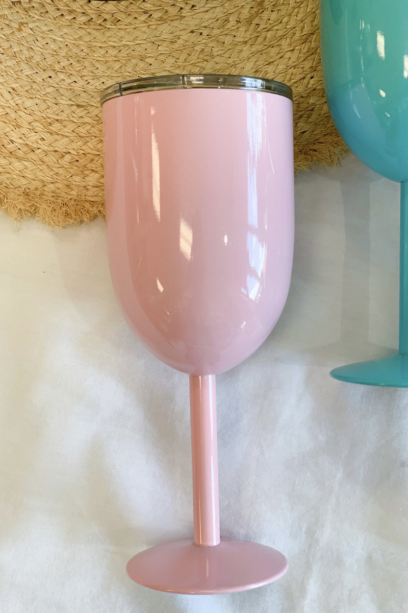 Insulated Wine Cup With Stem – Girls Will Be Girls